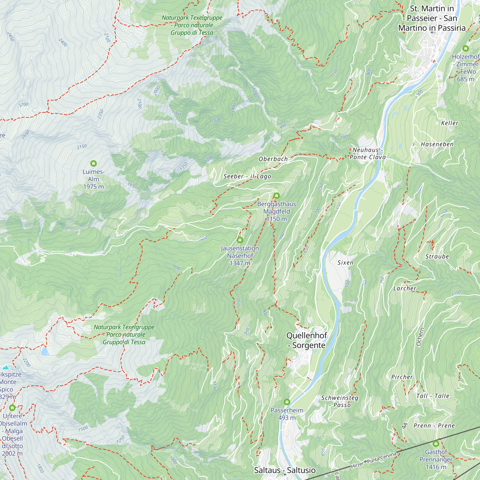 Jausenstation Naserhof map