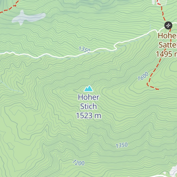 Map of Hoher Stich