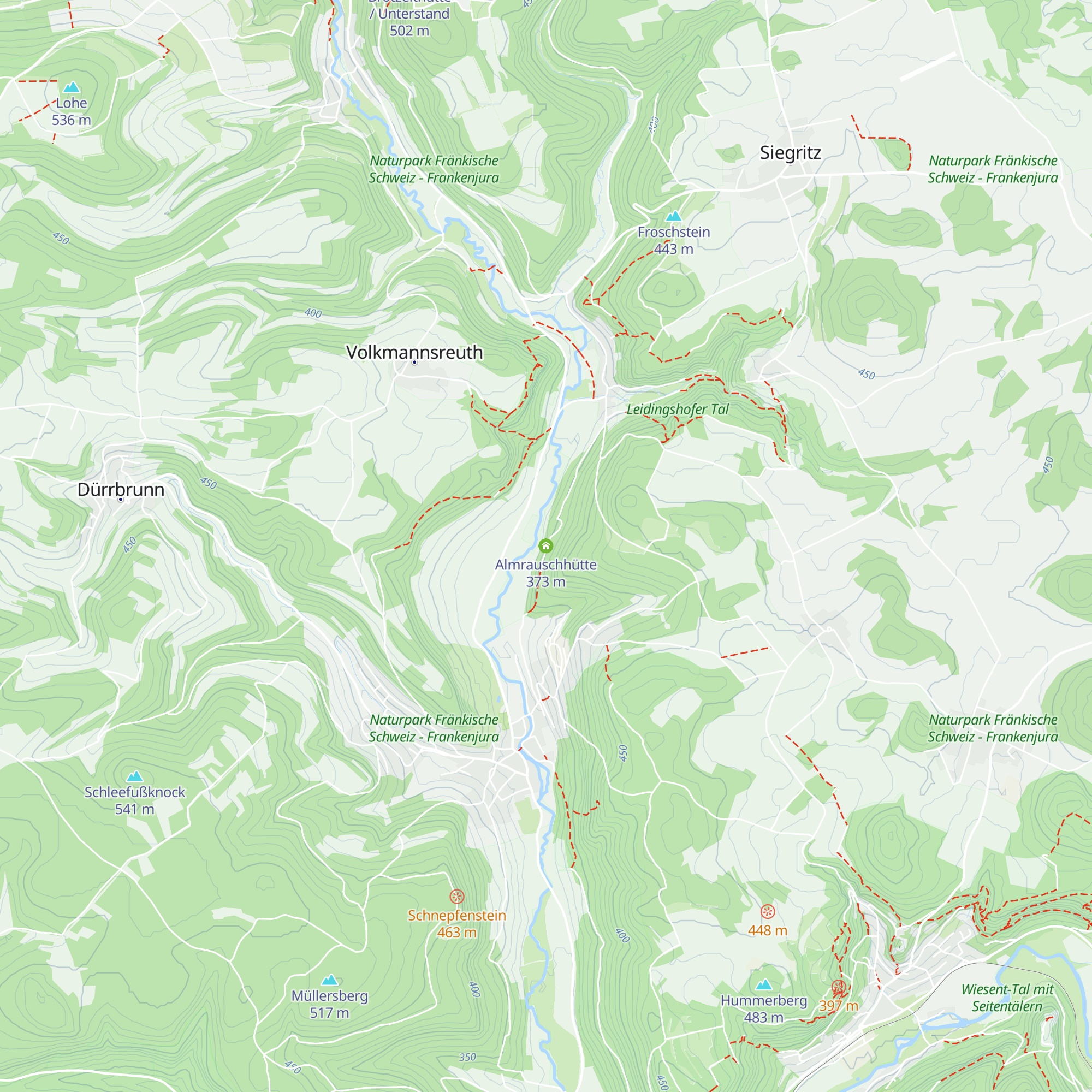 Almrauschhütte map