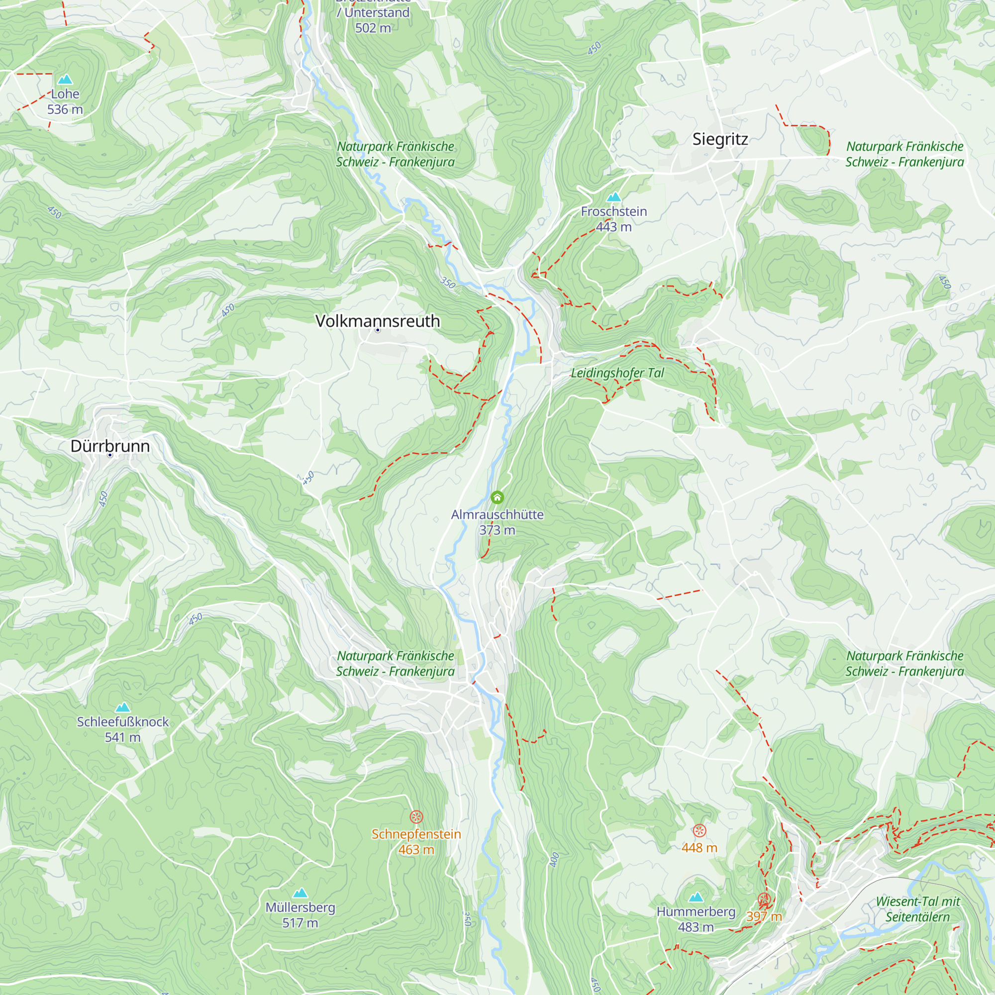 Almrauschhütte map