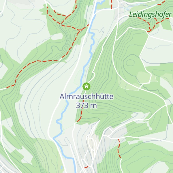 Map of Almrauschhütte
