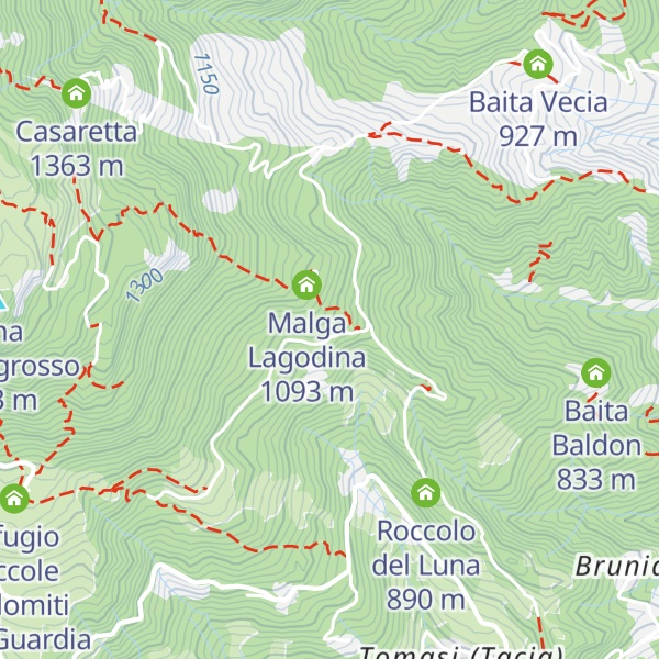 Map of Tesa dei Carli
