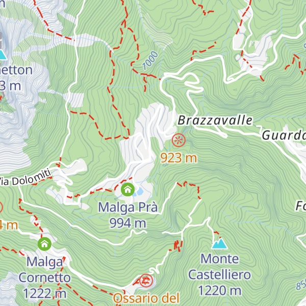 Map of Rifugio Balasso