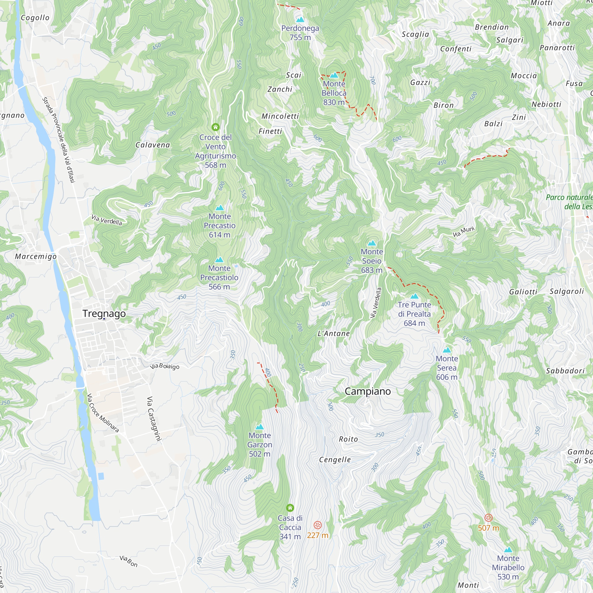 Az. agr. Erba Madre map