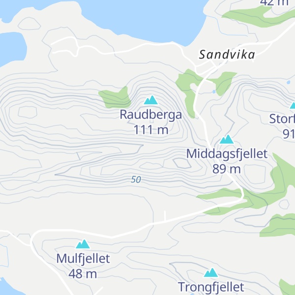 Map of Trollskardfjellet