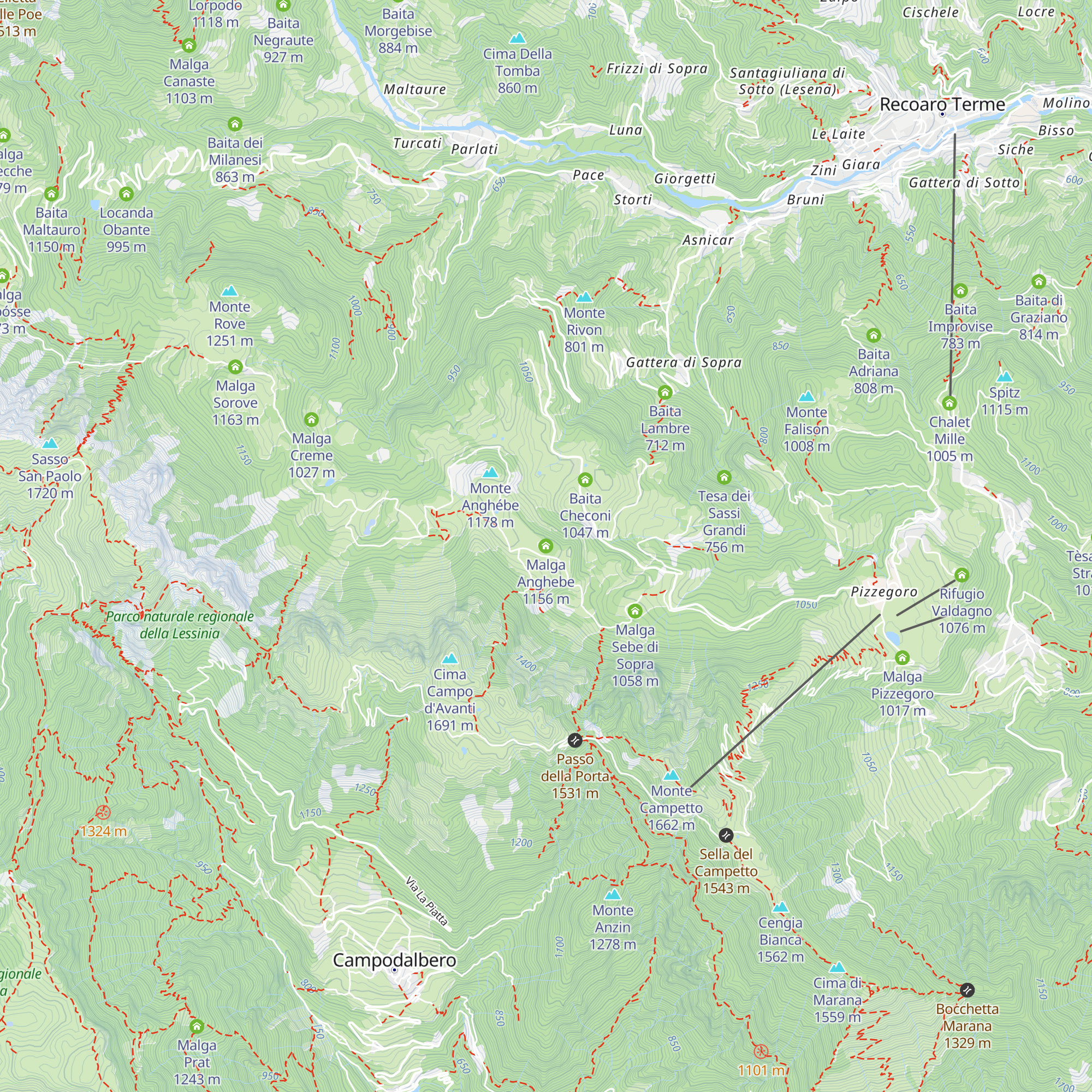 Malga Anghebe map