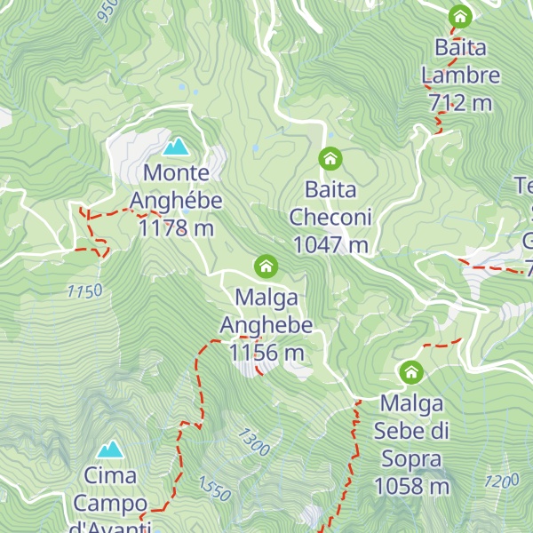Map of Malga Anghebe