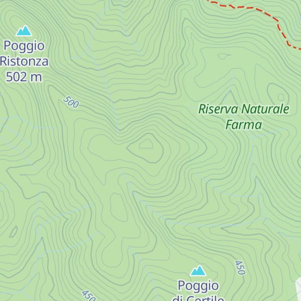 Map of I Monti