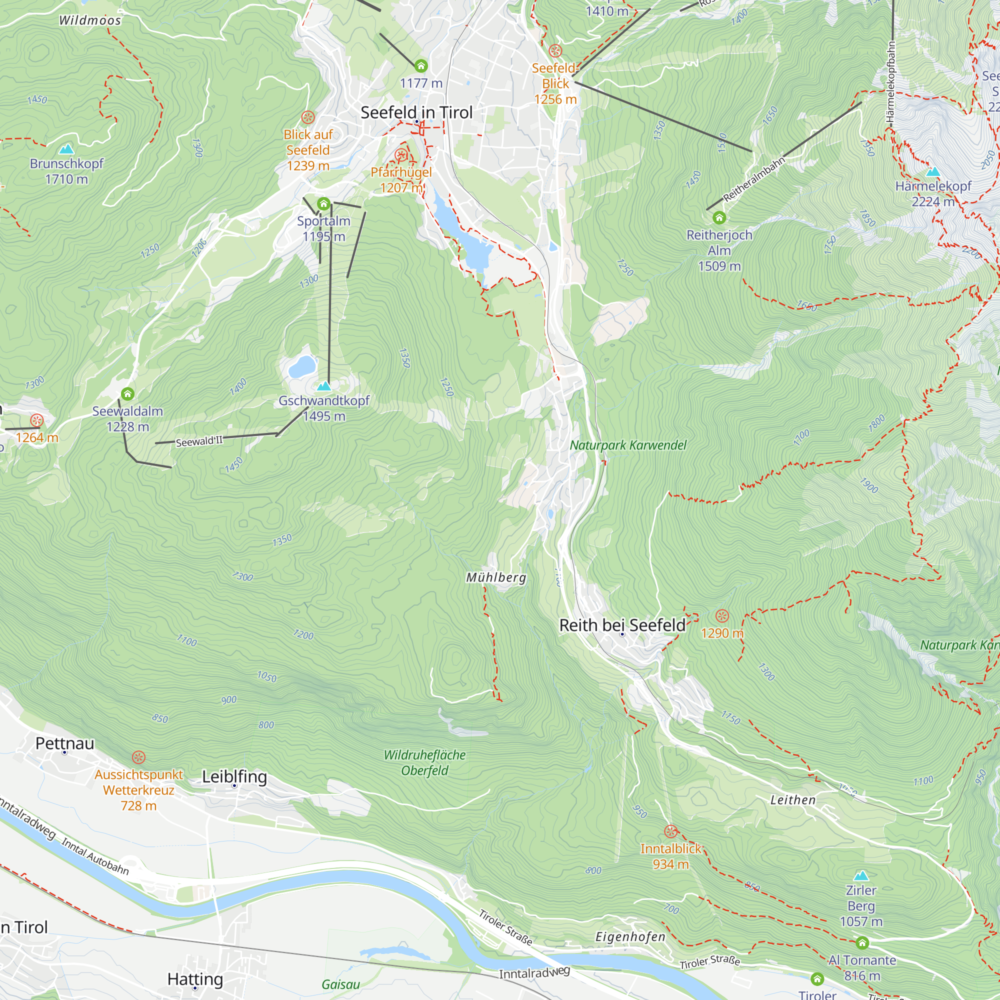 Enzianhütte map