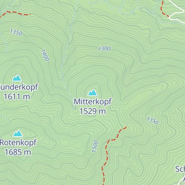 Map of Mitterkopf