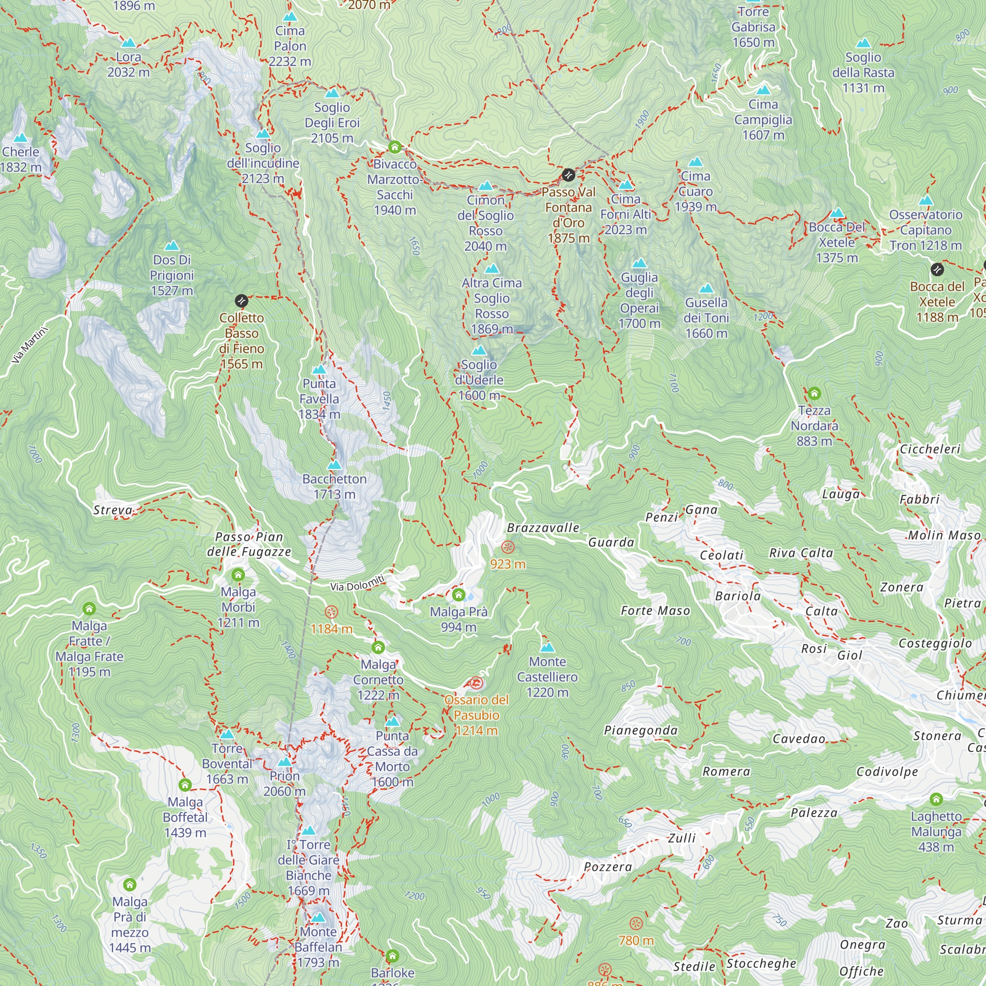 Ponte Verde map
