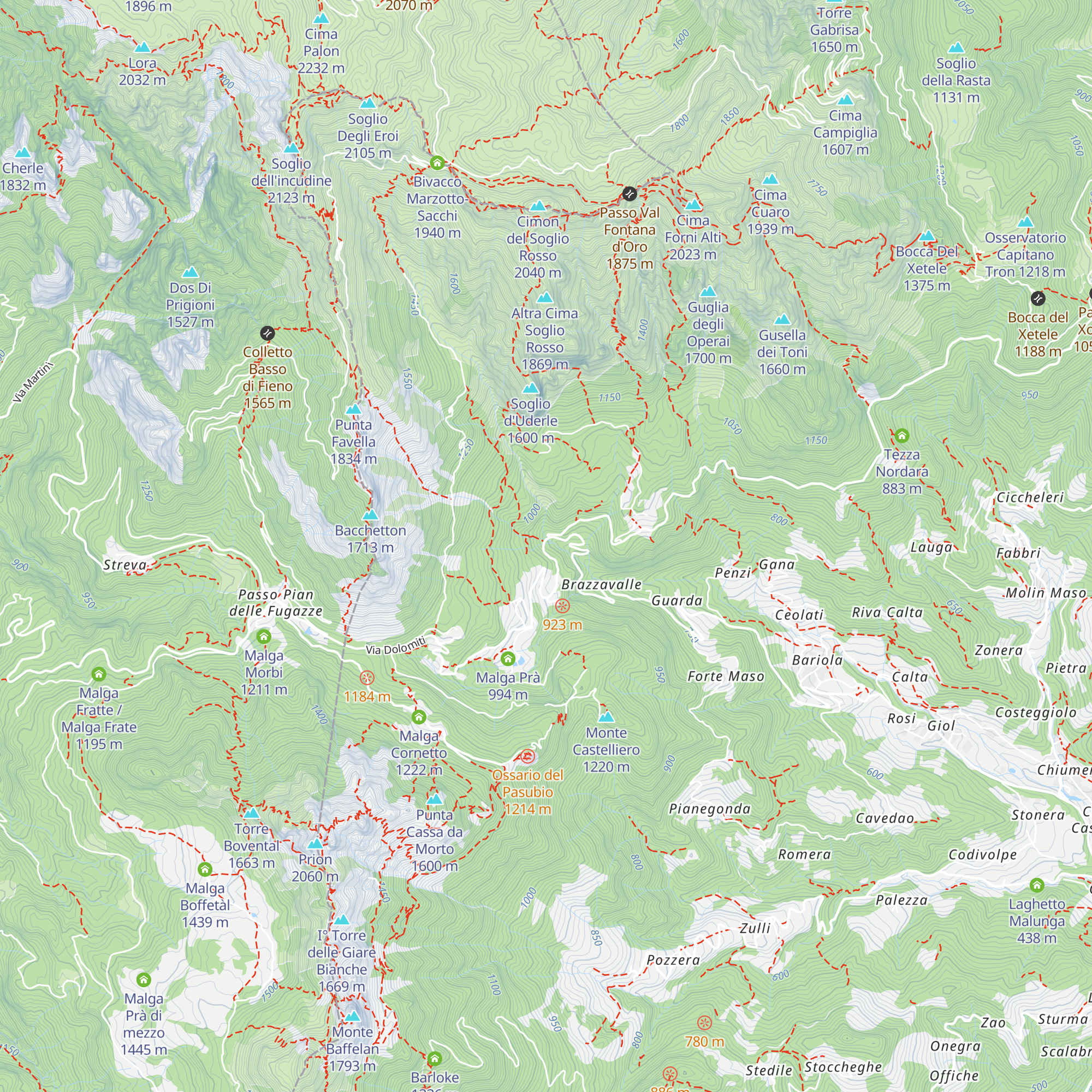 Ponte Verde map