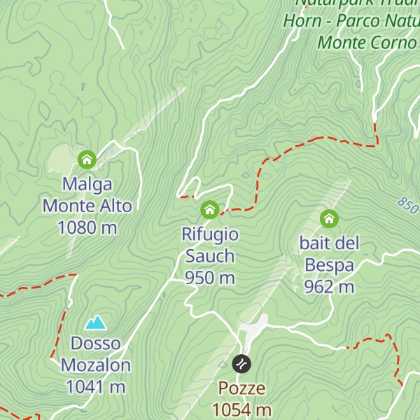 Map of Rifugio Sauch