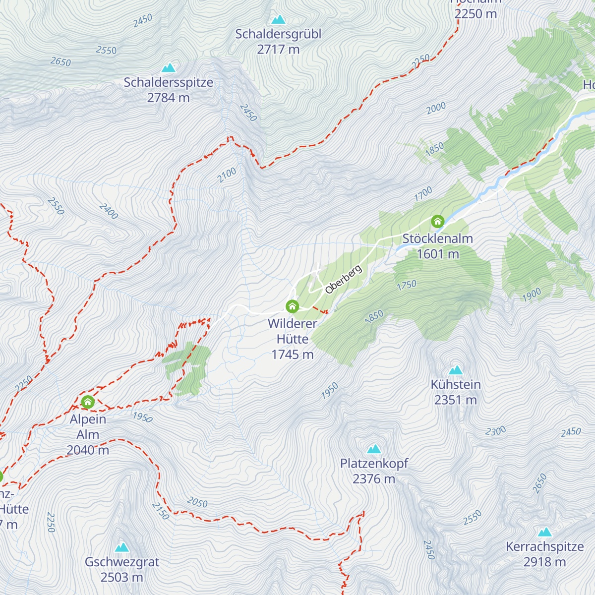 Oberissalm map