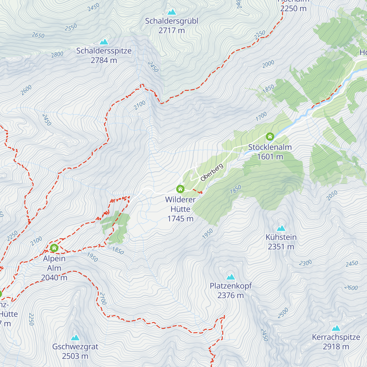 Oberissalm map