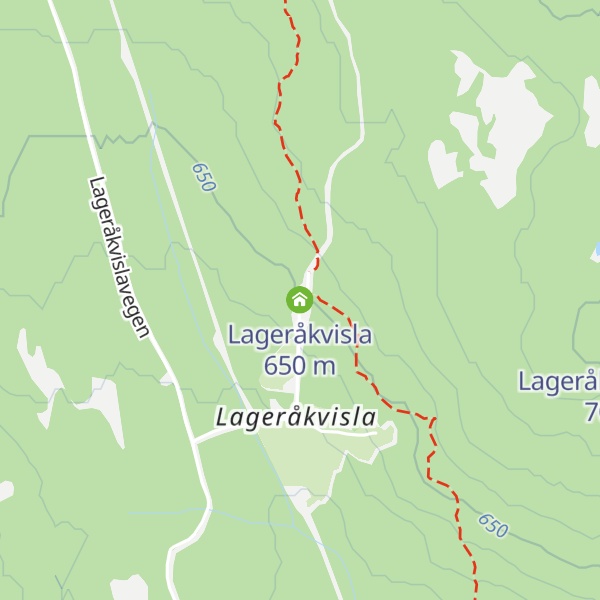 Map of Lageråkvisla