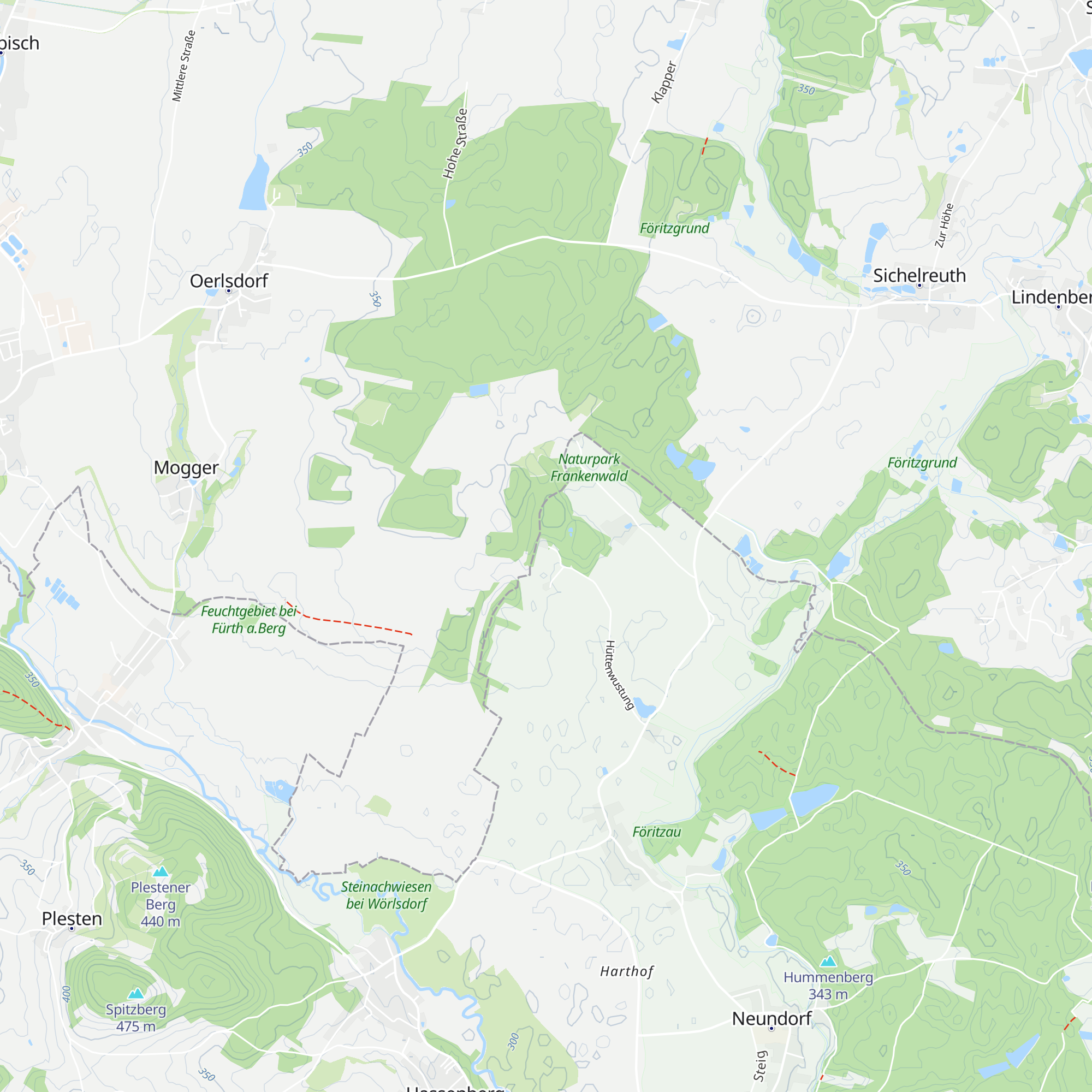 Hüttenwustung map