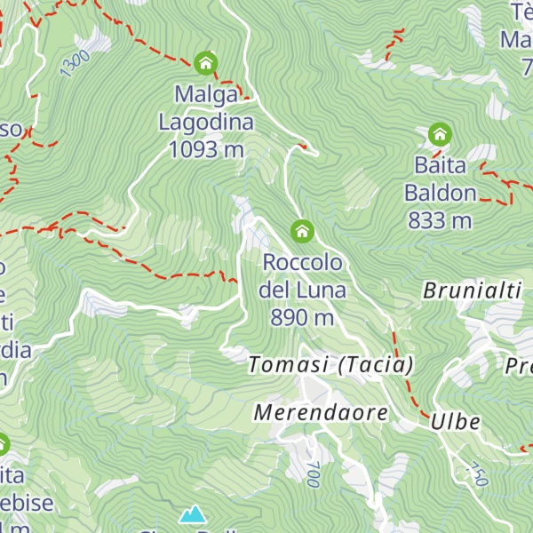 Map of Tèsa dell'Ovetto