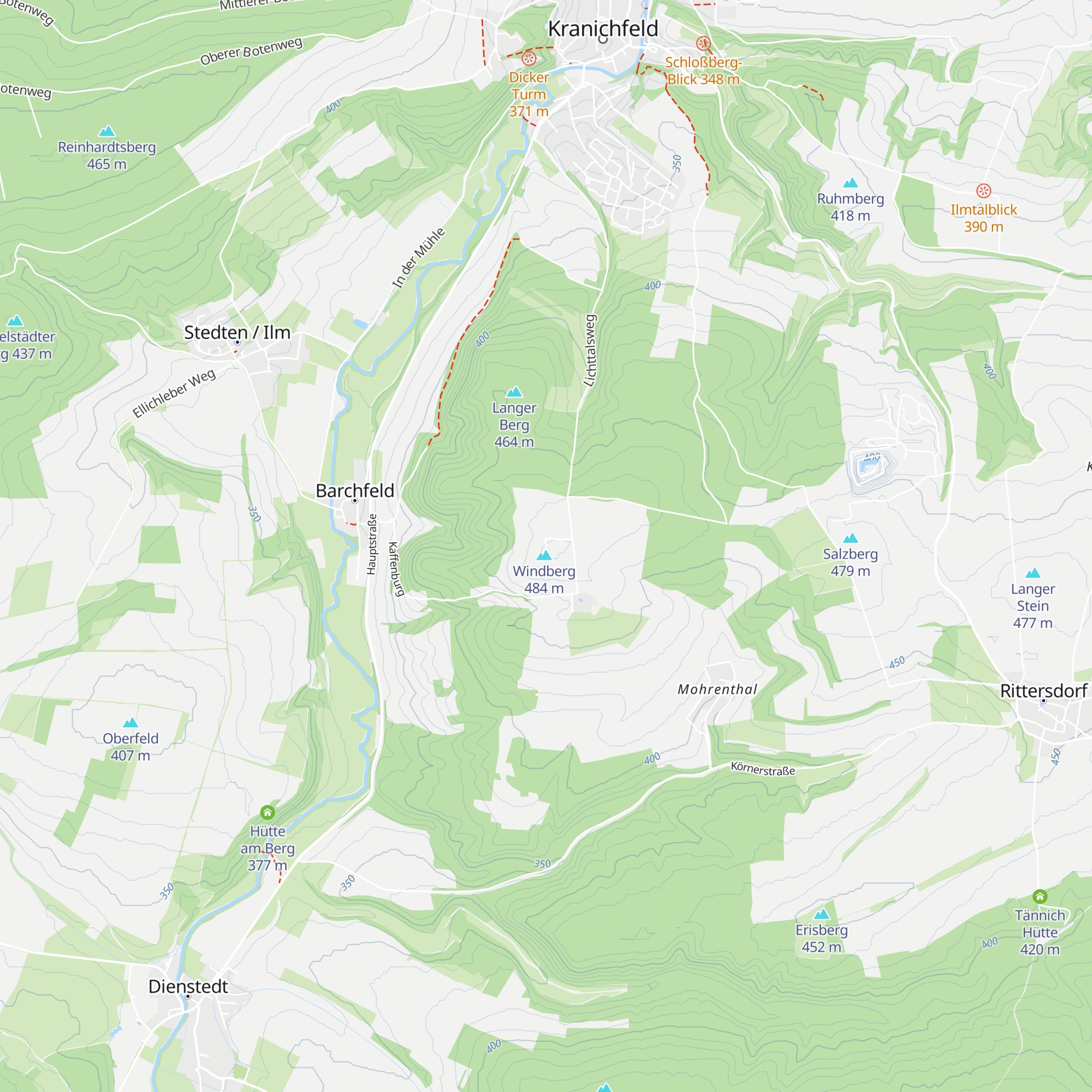 Windberghütte map