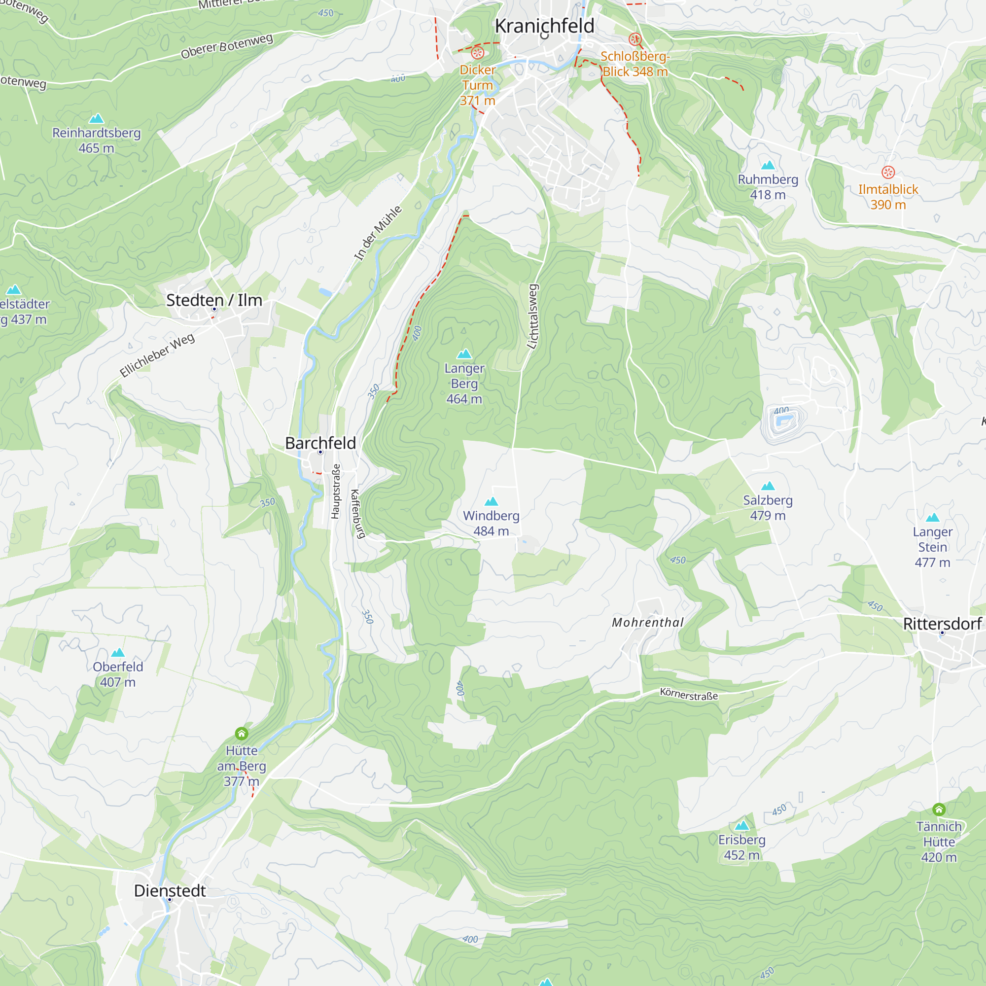 Windberghütte map