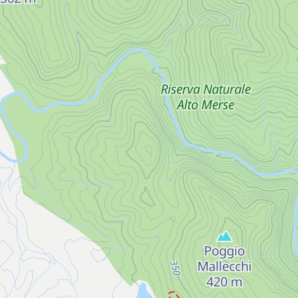 Map of Poggio Cerro Fogliuto