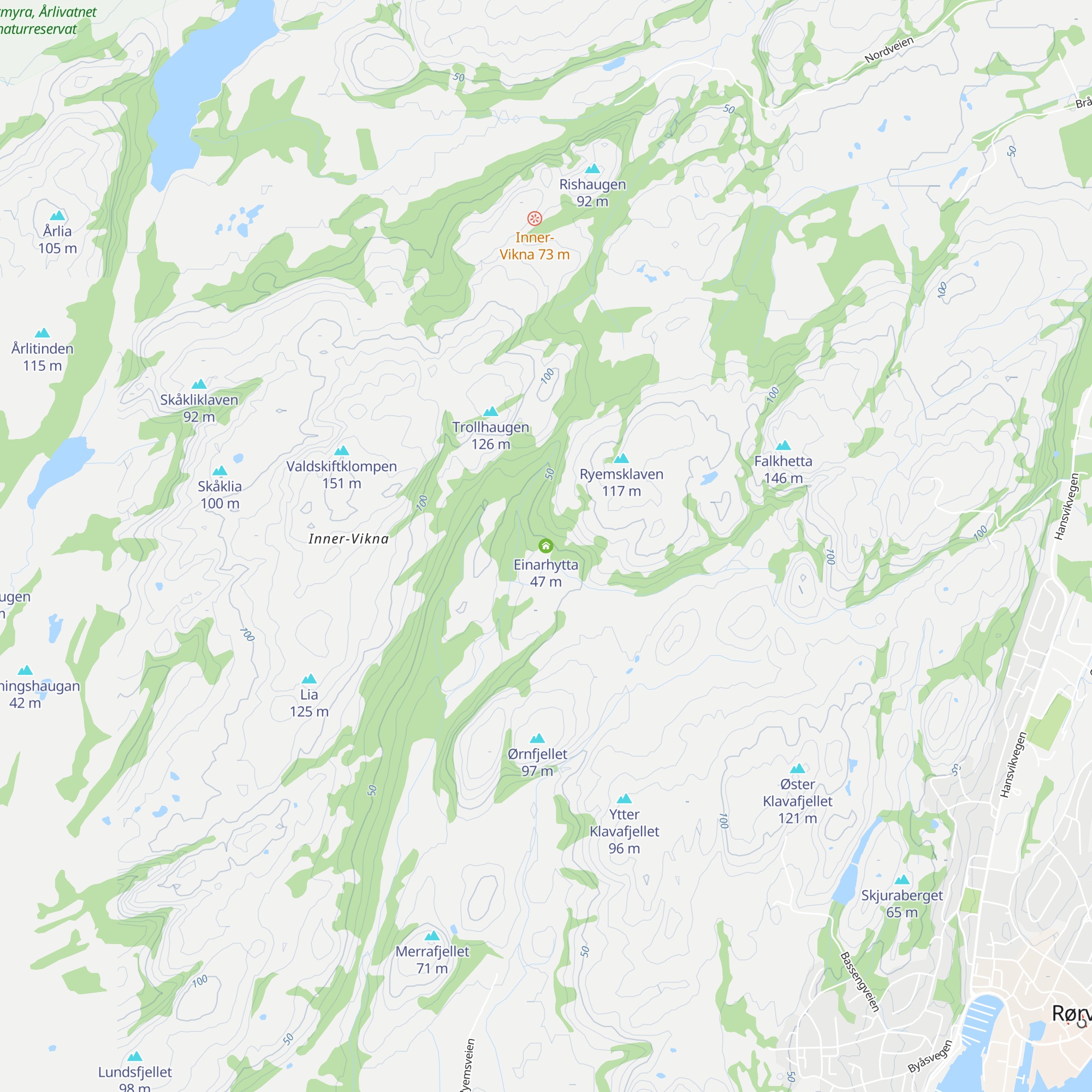 Einarhytta map