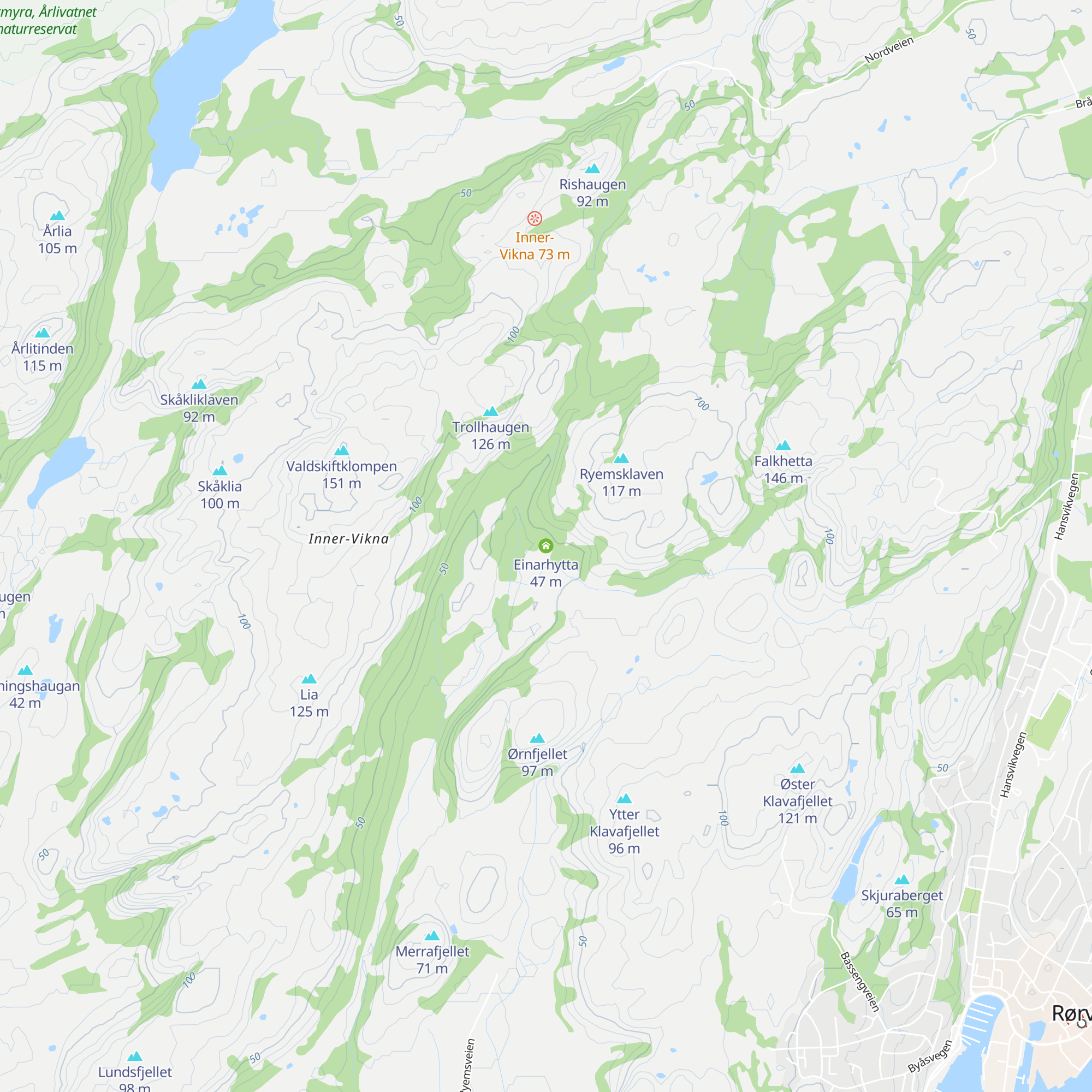 Einarhytta map