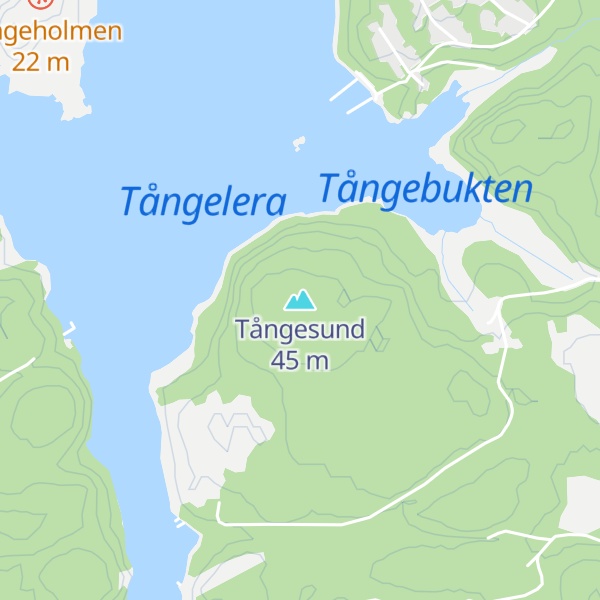 Map of Tångesund