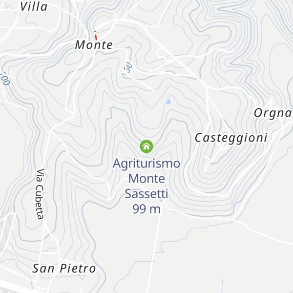 Map of Agriturismo Monte Sassetti