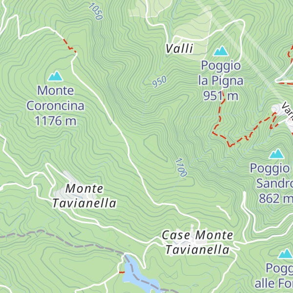 Map of Monte Tavianella