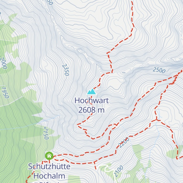 Map of Hochwart