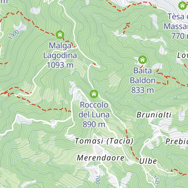 Map of Roccolo del Luna