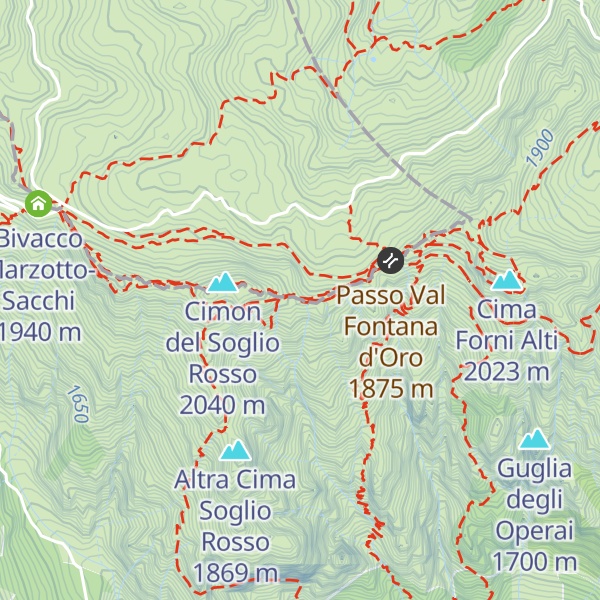 Map of Guglia del Giazzetto