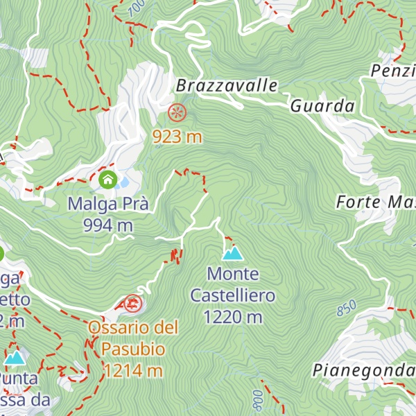 Map of Dënk Baita di Poser