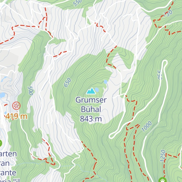 Map of Grumser Bühal