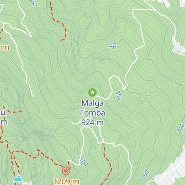 Map of Malga Tomba