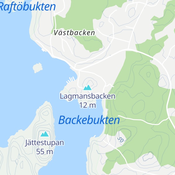 Map of Lagmansbacken