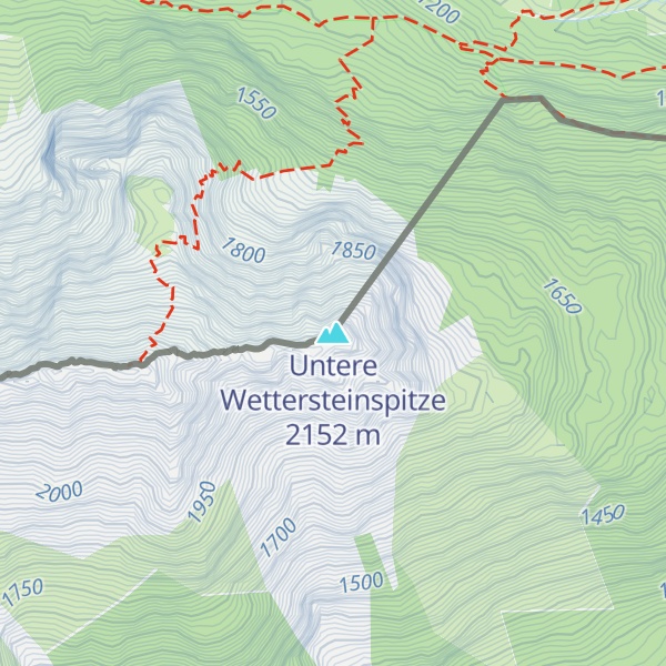 Map of Untere Wettersteinspitze