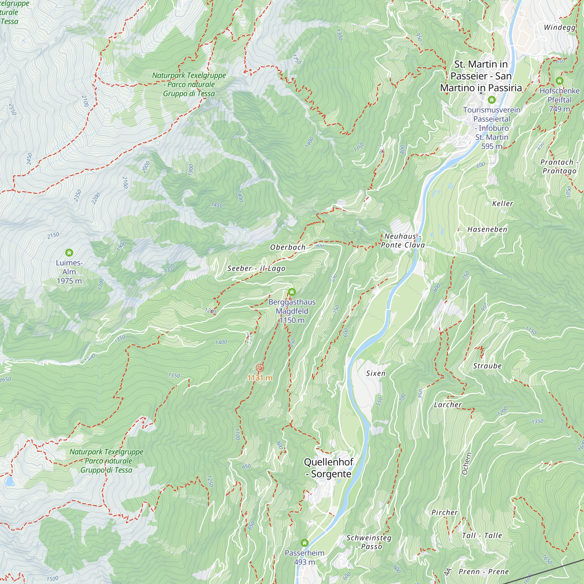 Berggasthaus Magdfeld map