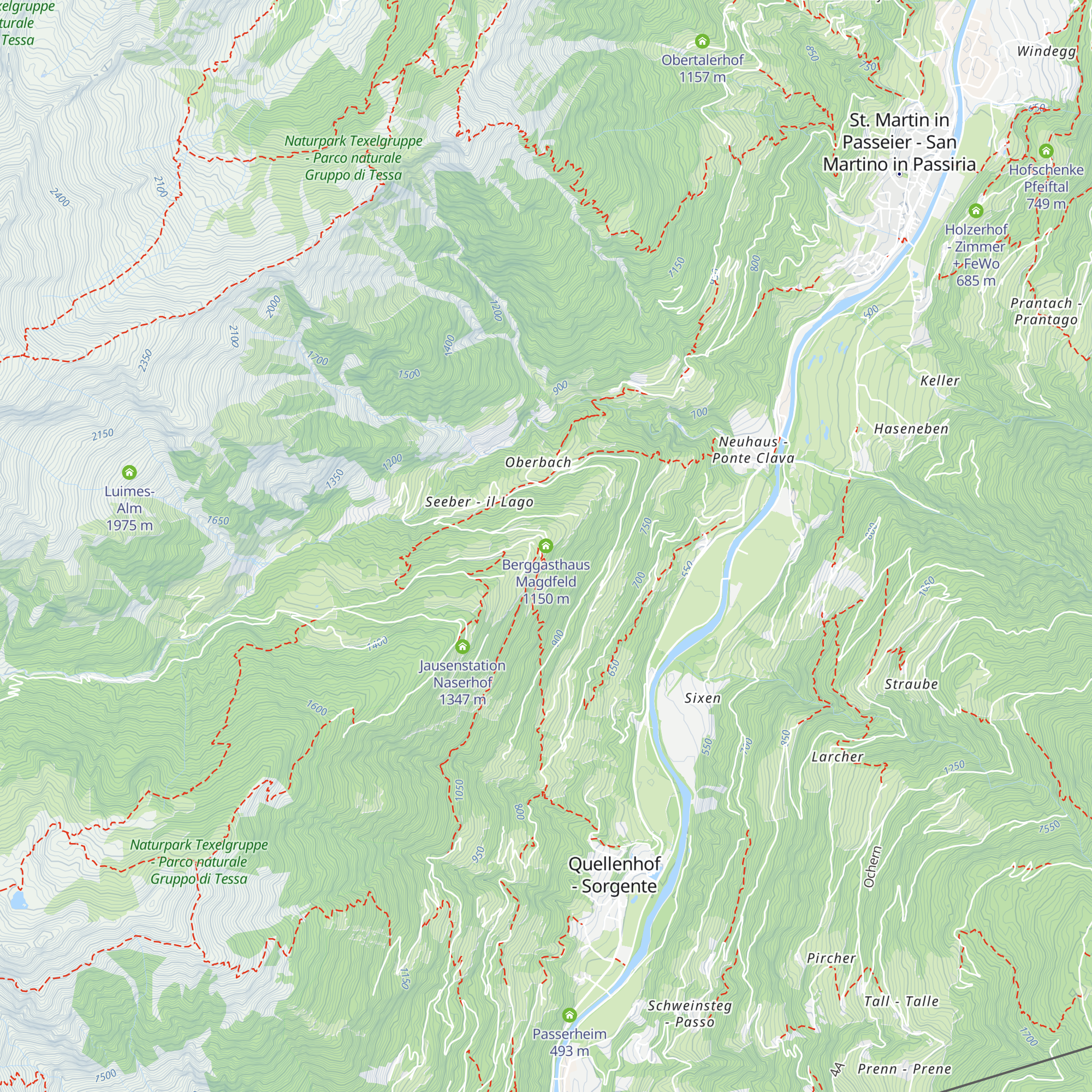 Berggasthaus Magdfeld map