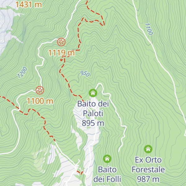 Map of Baito dei Paloti