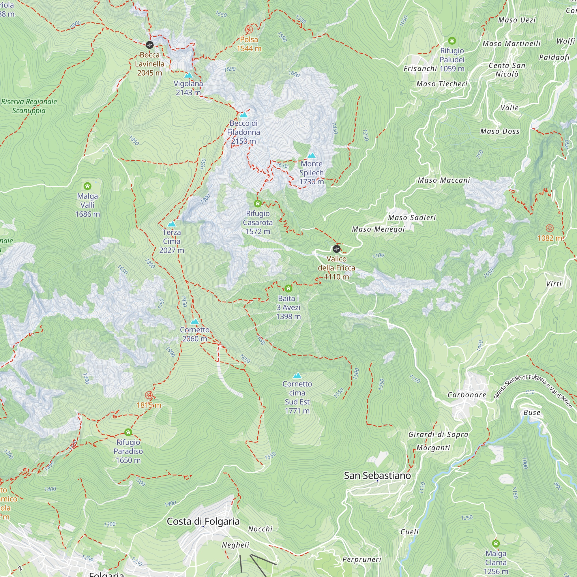 Baita i 3 Avezi map