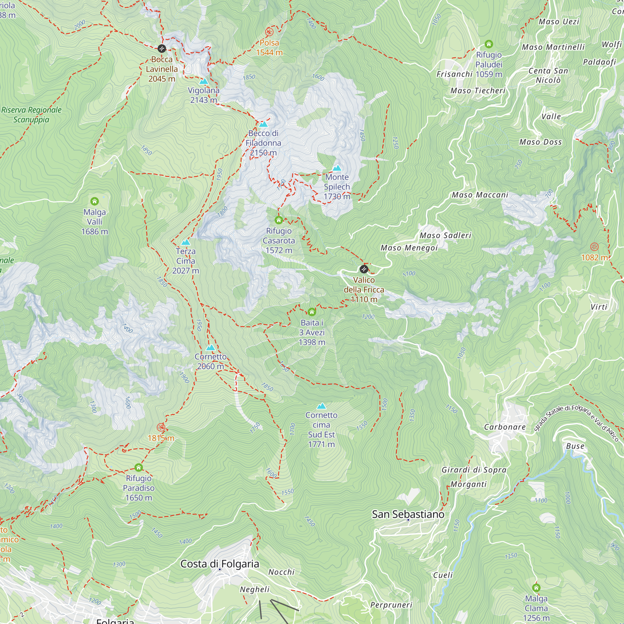 Baita i 3 Avezi map