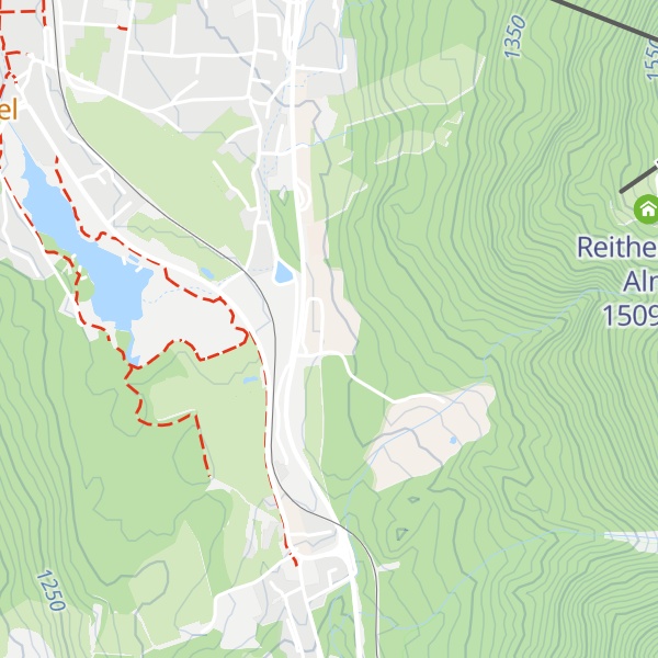 Map of Straßenmeisterei Zirl Stützpunkt Reith