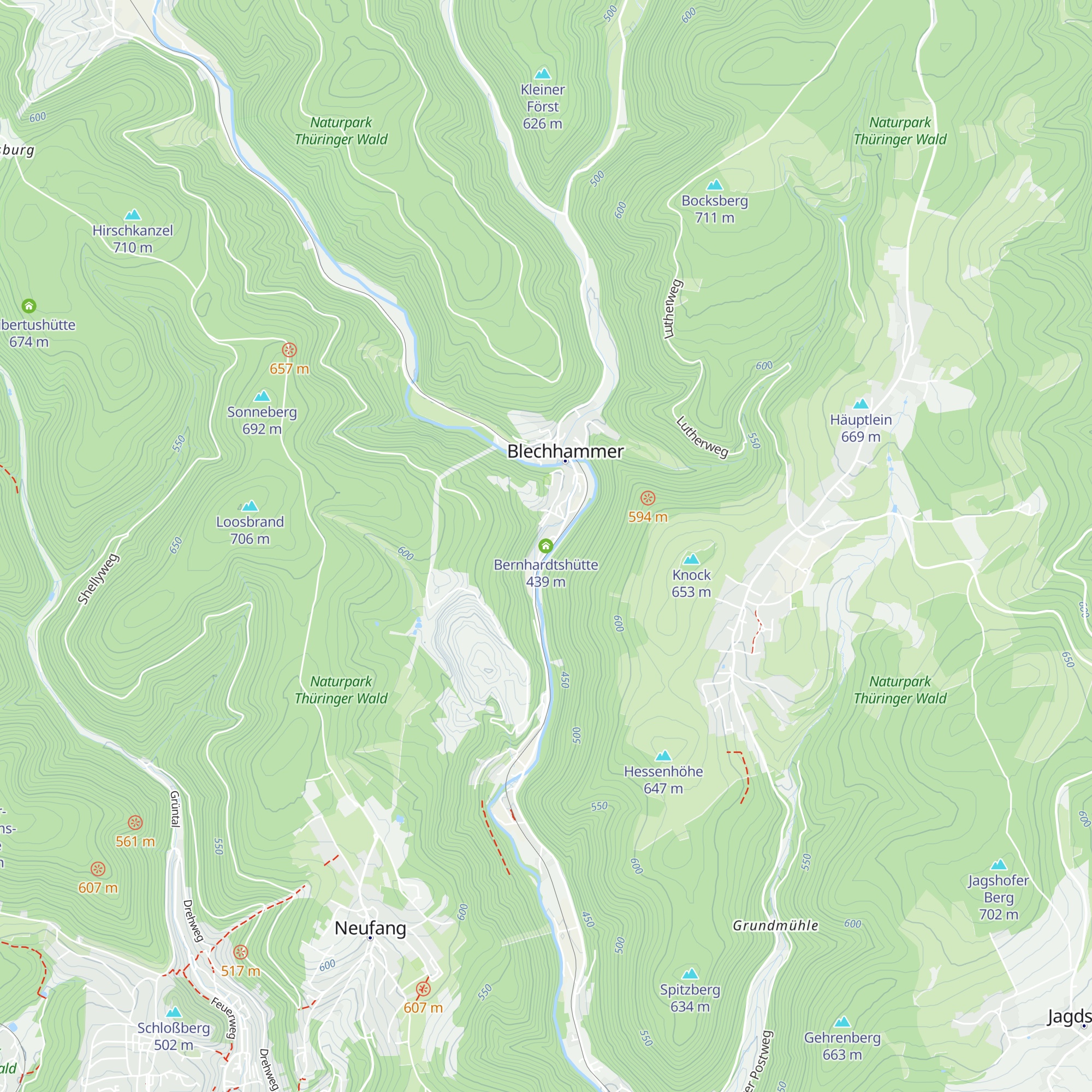 Bernhardtshütte map
