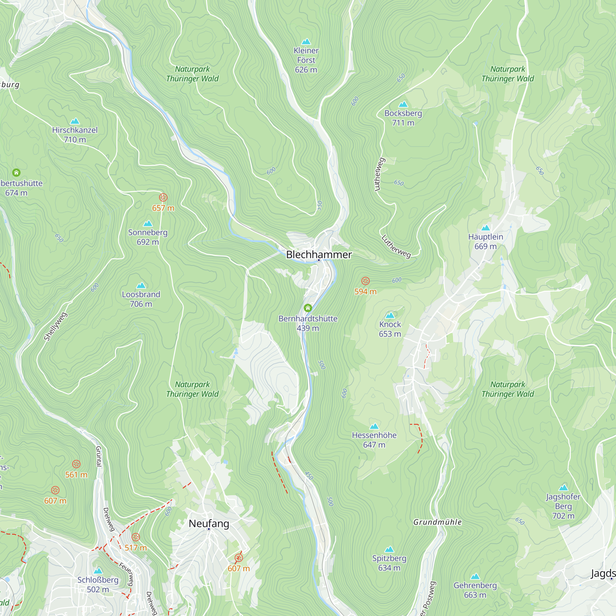 Bernhardtshütte map
