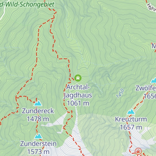 Map of Archtal-Jagdhaus