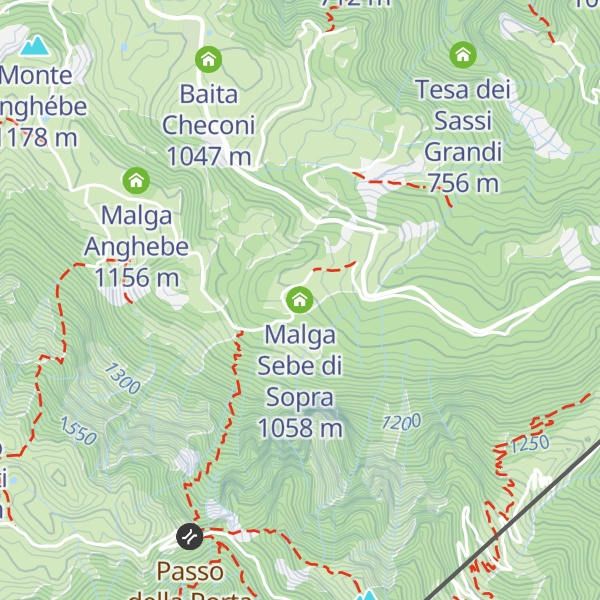 Map of Malga Sebe di Sopra