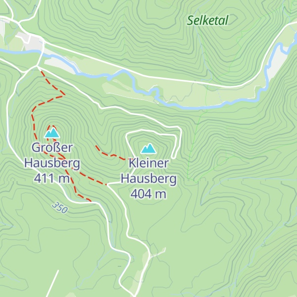 Map of Kleiner Hausberg
