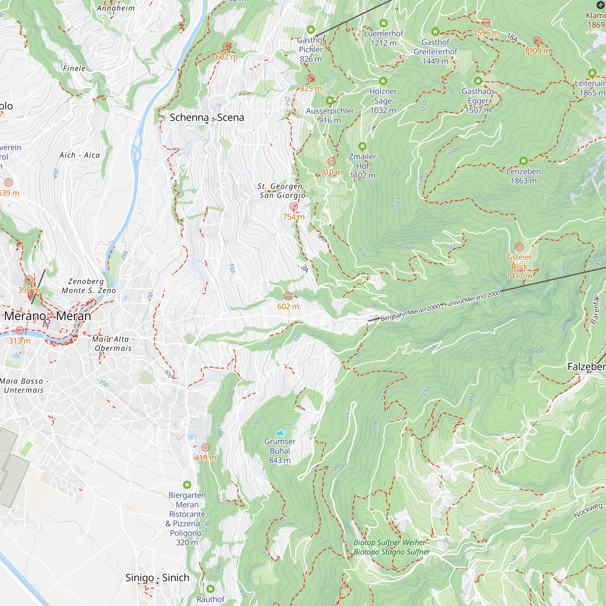 Hotel Kiendl map